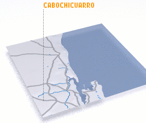 3d view of Cabo Chicuarro