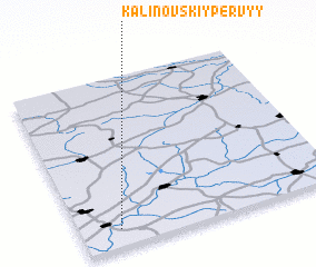 3d view of Kalinovskiy Pervyy