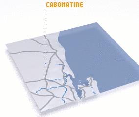 3d view of Cabo Matine