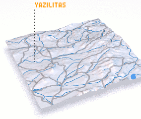 3d view of Yazılıtaş