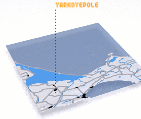 3d view of Yarkoye Pole