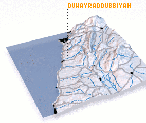 3d view of Duwayr ad Dubbīyah