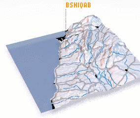 3d view of Bshi‘qāb