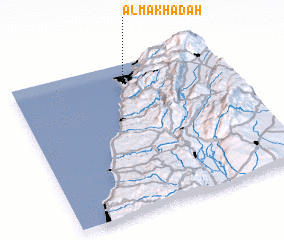 3d view of Al Makhāḑah