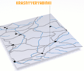 3d view of Krasnyye Ryabinki