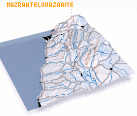 3d view of Mazraat el Ouazaaïyé