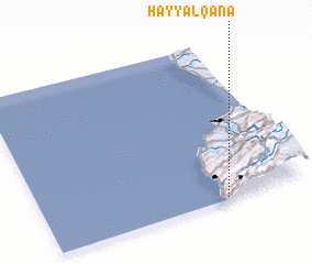 3d view of Ḩayy al Qanā