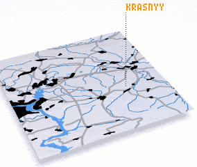 3d view of Krasnyy