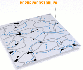 3d view of Pervaya Gostomlya