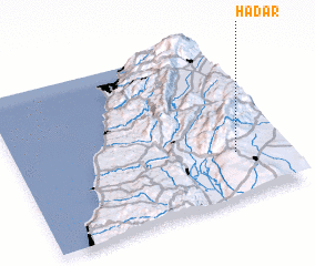 3d view of Ḩaḑar