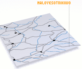 3d view of Maloye Sotnikovo