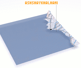 3d view of Ash Shaykh al Ḩamī