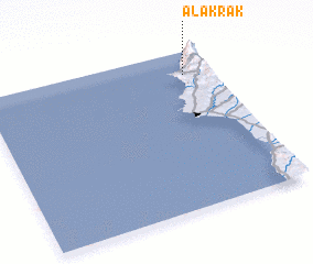 3d view of Al ‘Akrak