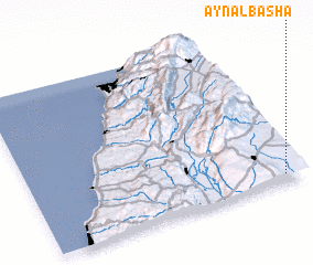 3d view of ‘Ayn al Bāshā