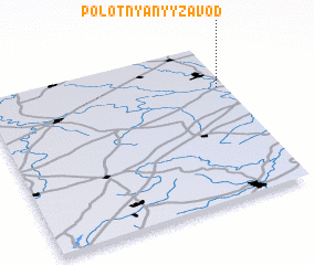 3d view of Polotnyanyy Zavod