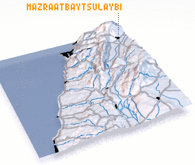 3d view of Mazra‘at Bayt Şulaybī