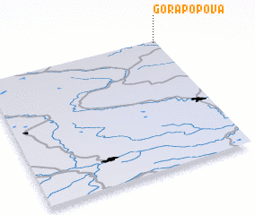 3d view of Gora Popova