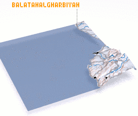 3d view of Balāţah al Gharbīyah