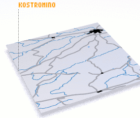 3d view of Kostromino