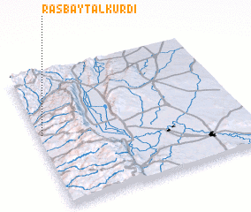 3d view of Raʼs Bayt al Kurdī