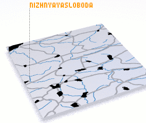 3d view of Nizhnyaya Sloboda