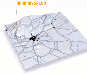 3d view of Khān Maysalūn