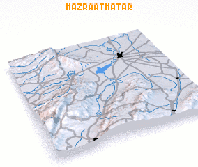 3d view of Mazra‘at Maţar