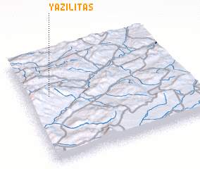 3d view of Yazılıtaş