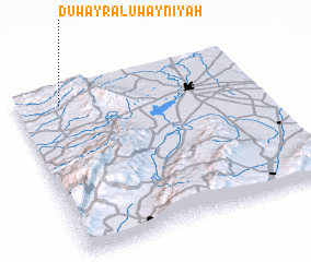 3d view of Duwayr al ‘Uwaynīyah