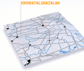 3d view of Khirbat al Ghazālah