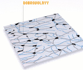 3d view of Dobrovolʼnyy