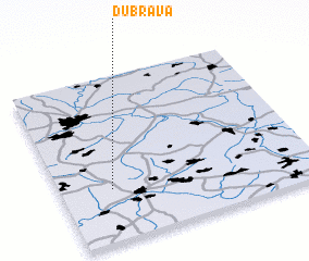 3d view of Dubrava