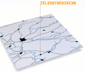 3d view of Zelënaya Roshcha