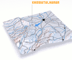 3d view of Khirbat al Ḩamām