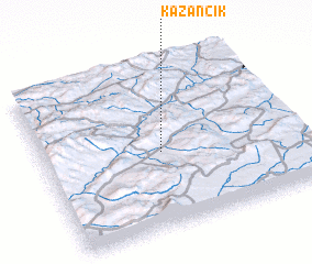 3d view of Kazancık