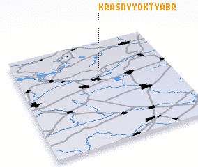 3d view of Krasnyy Oktyabr\