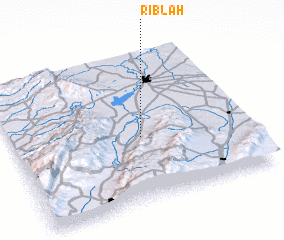 3d view of Riblah