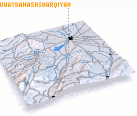 3d view of Buwayḑah ash Sharqīyah