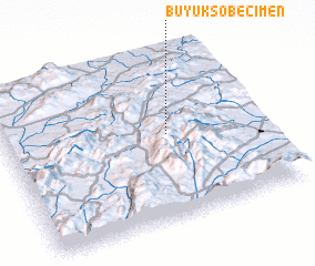 3d view of Büyüksöbeçimen