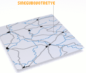 3d view of Sinegubovo Tret\