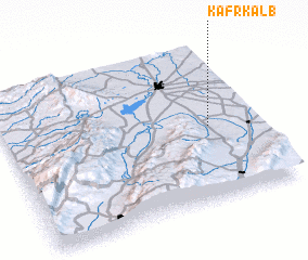 3d view of Kafr Kalb