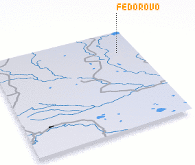 3d view of Fëdorovo