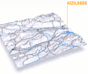 3d view of Kızıldere