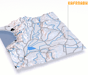 3d view of Kafr Nabw