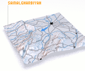 3d view of Sā‘īn al Gharbīyah