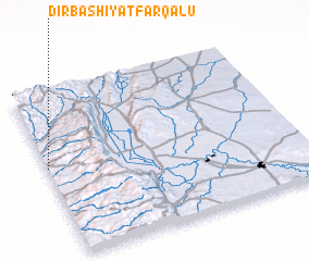 3d view of Dirbāshīyat Farqalū