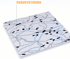 3d view of Pervoye Yenino