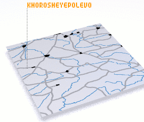 3d view of Khorosheye Polëvo