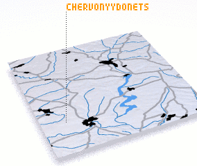 3d view of Chervonyy Donets