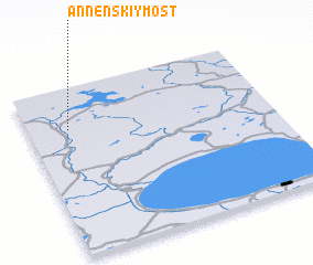 3d view of Annenskiy Most